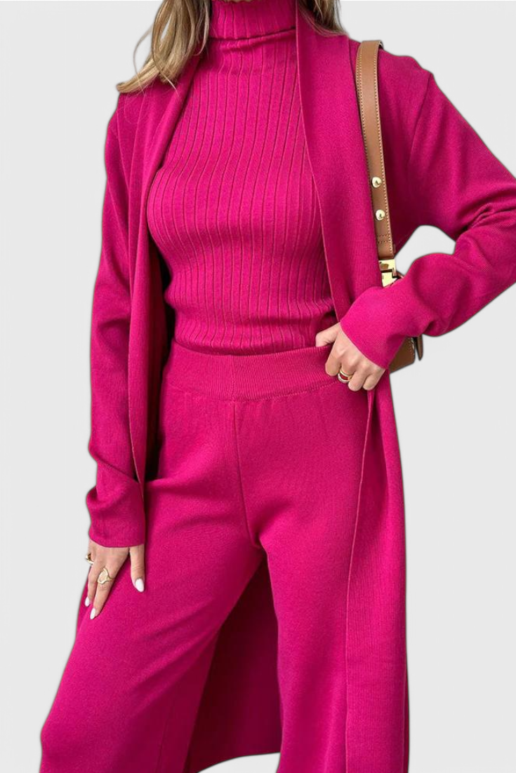 Mahalia 3-Piece Knit Co-Ord Set
