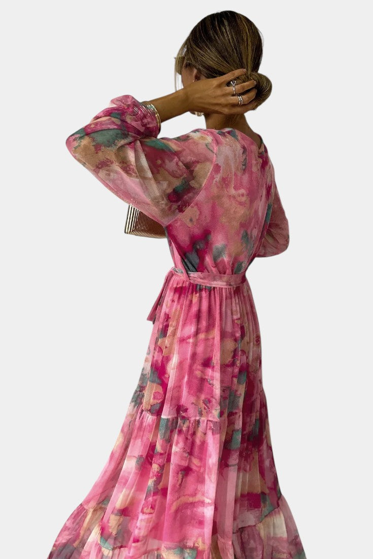 Dajana Floral Wrap Maxi Dress