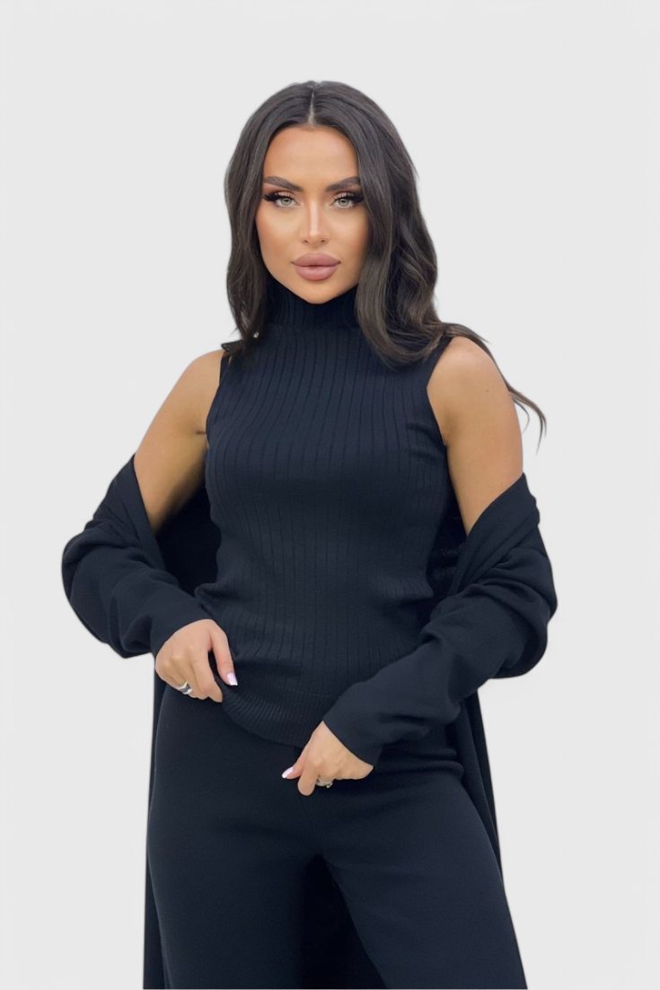 Mahalia 3-Piece Knit Co-Ord Set