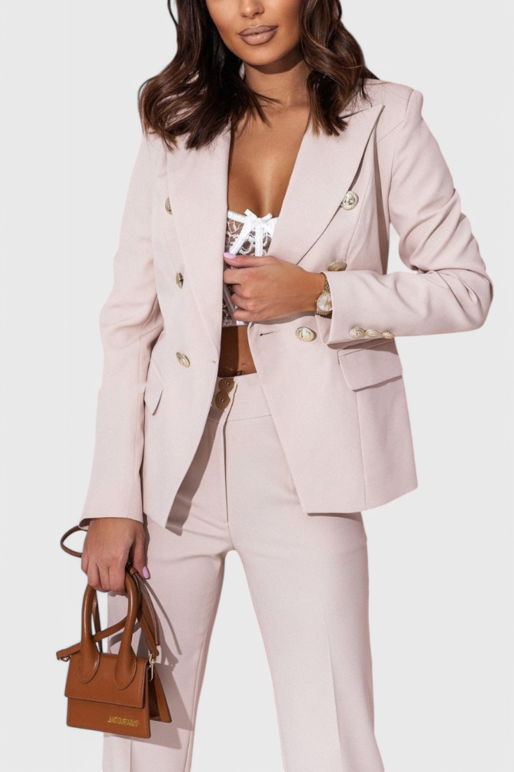 Rosalind Elegant Blazer and Trousers Set