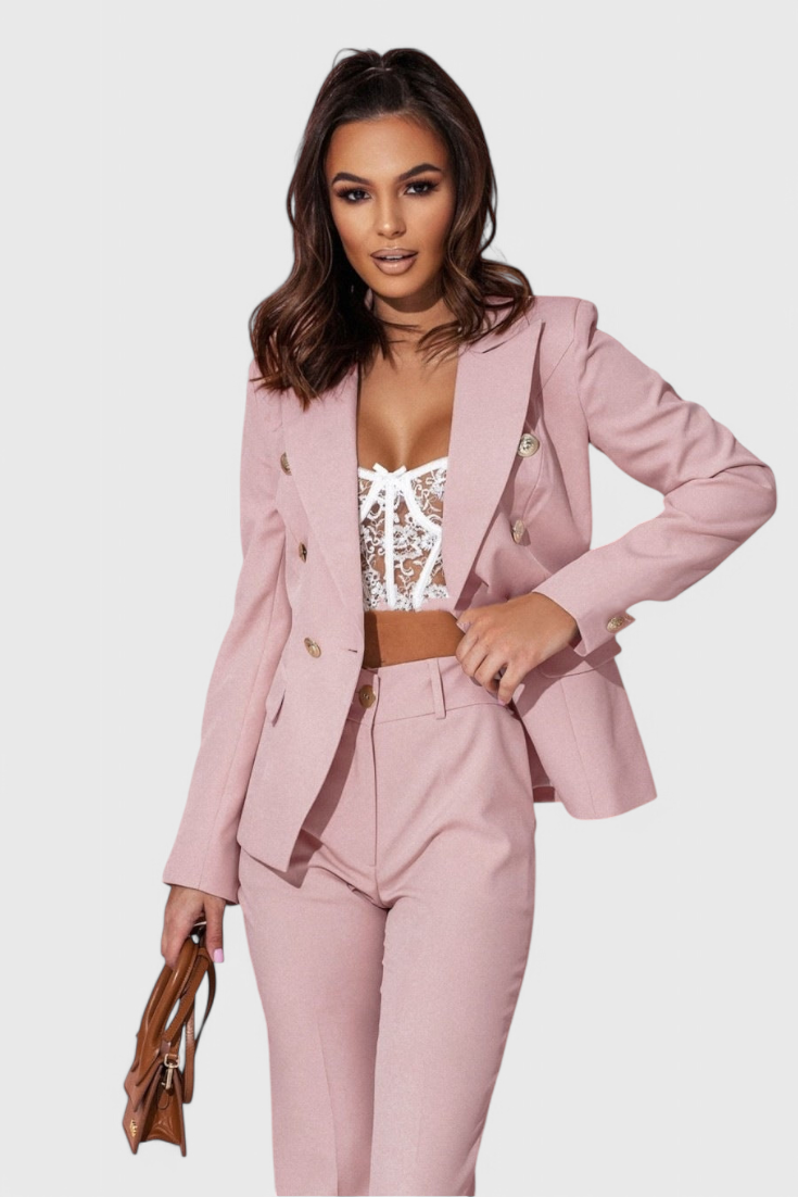 Rosalind Elegant Blazer and Trousers Set