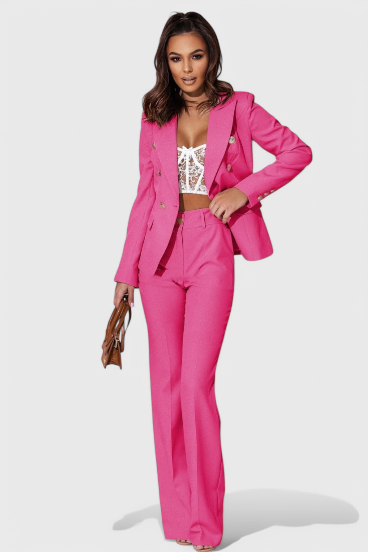 Rosalind Elegant Blazer and Trousers Set