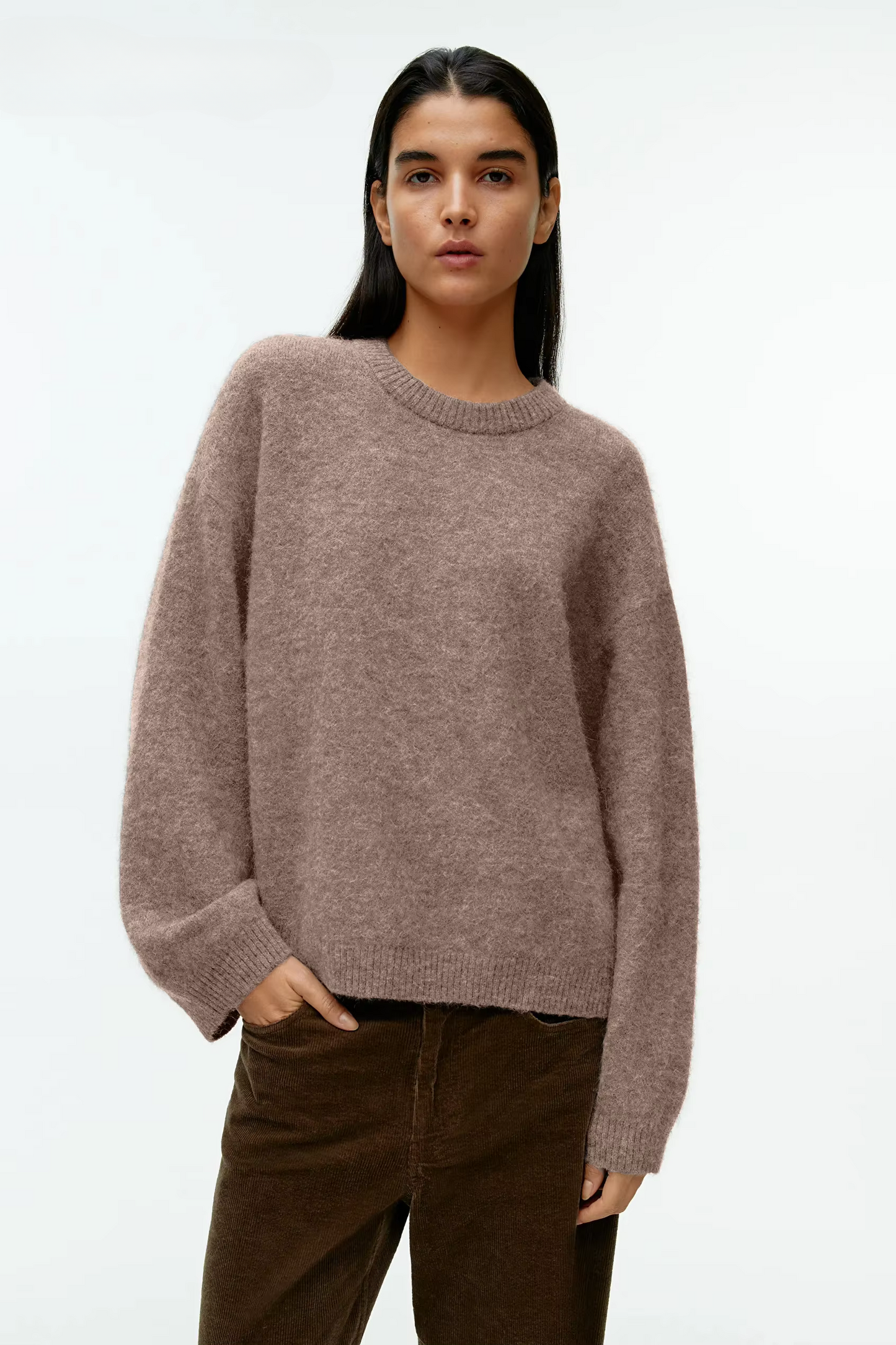 Matilda Relaxed Fit Sweater in Soft Knit Blend