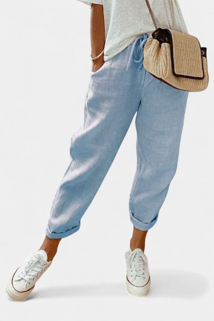 Alba Breathable Straight-Leg Pants
