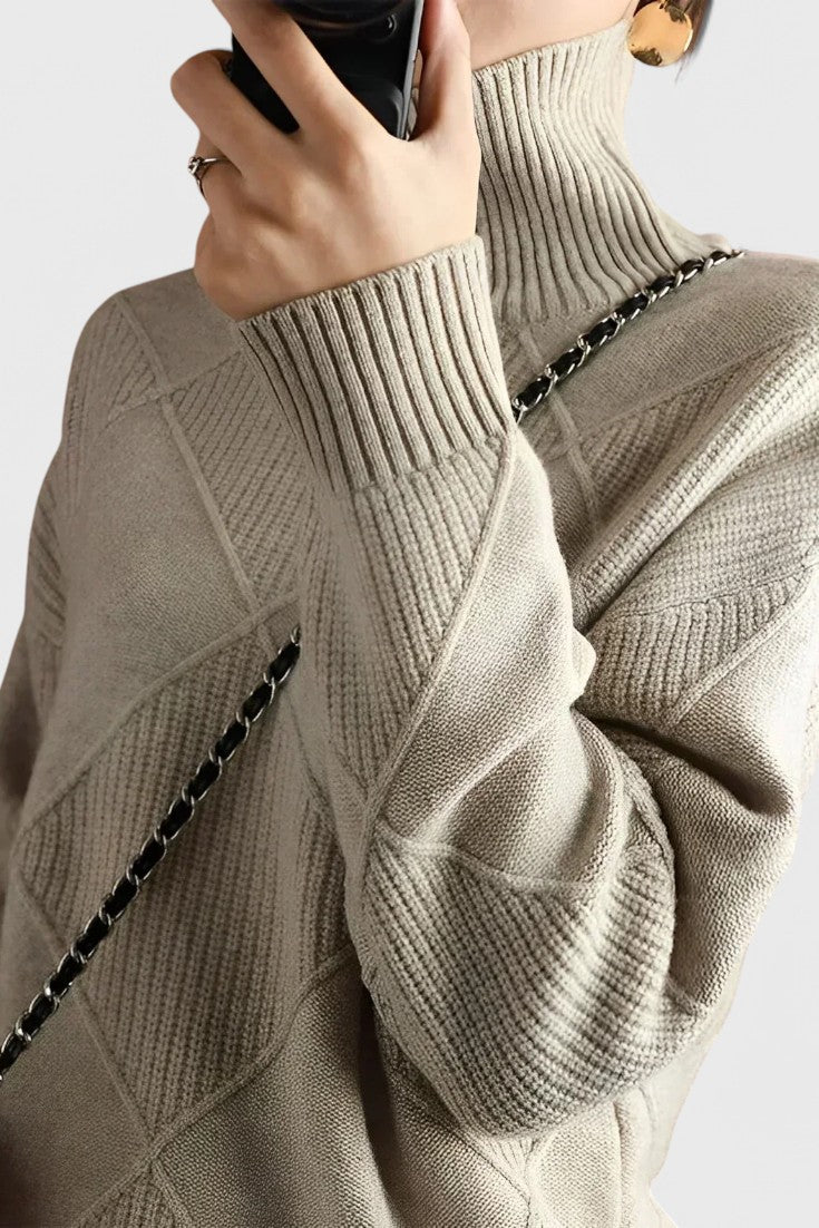 Jasmine Cosy Cashmere Turtleneck Jumper