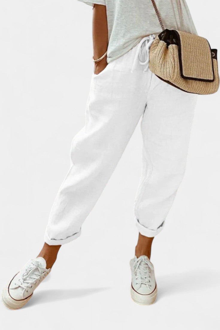 Alba Breathable Straight-Leg Pants