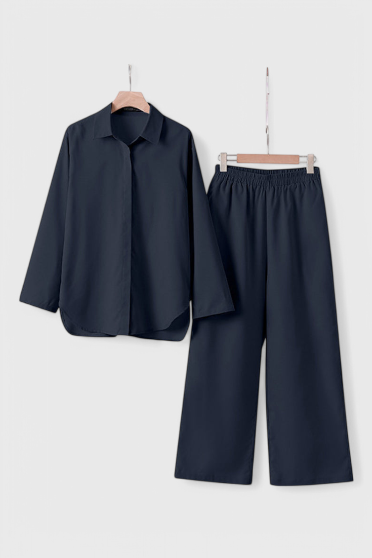 Skye Button Detail Two-Piece Set