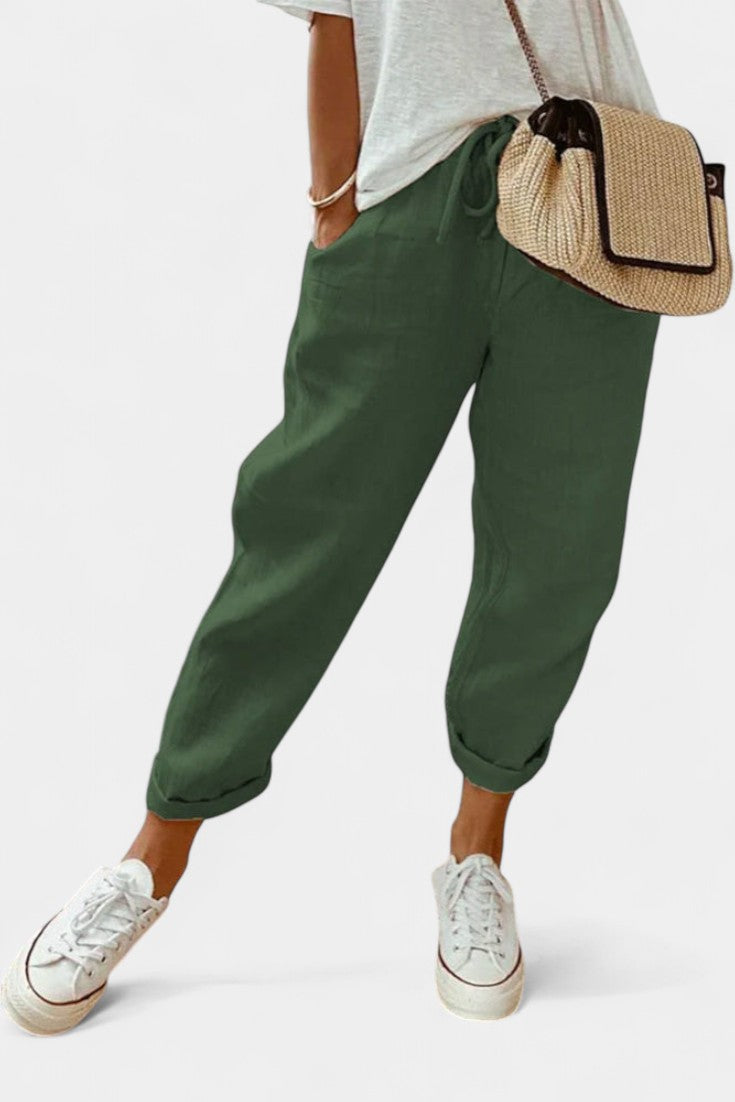 Alba Breathable Straight-Leg Pants
