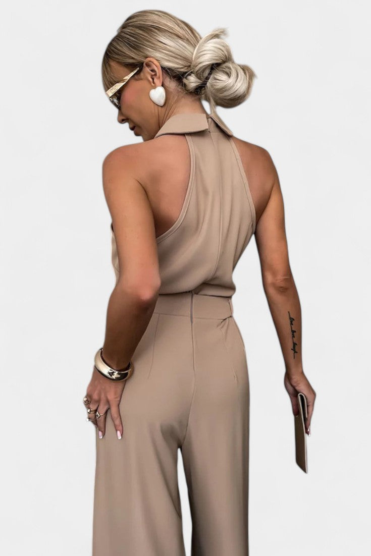 Sibyl Elegant Halter Two-Piece Set