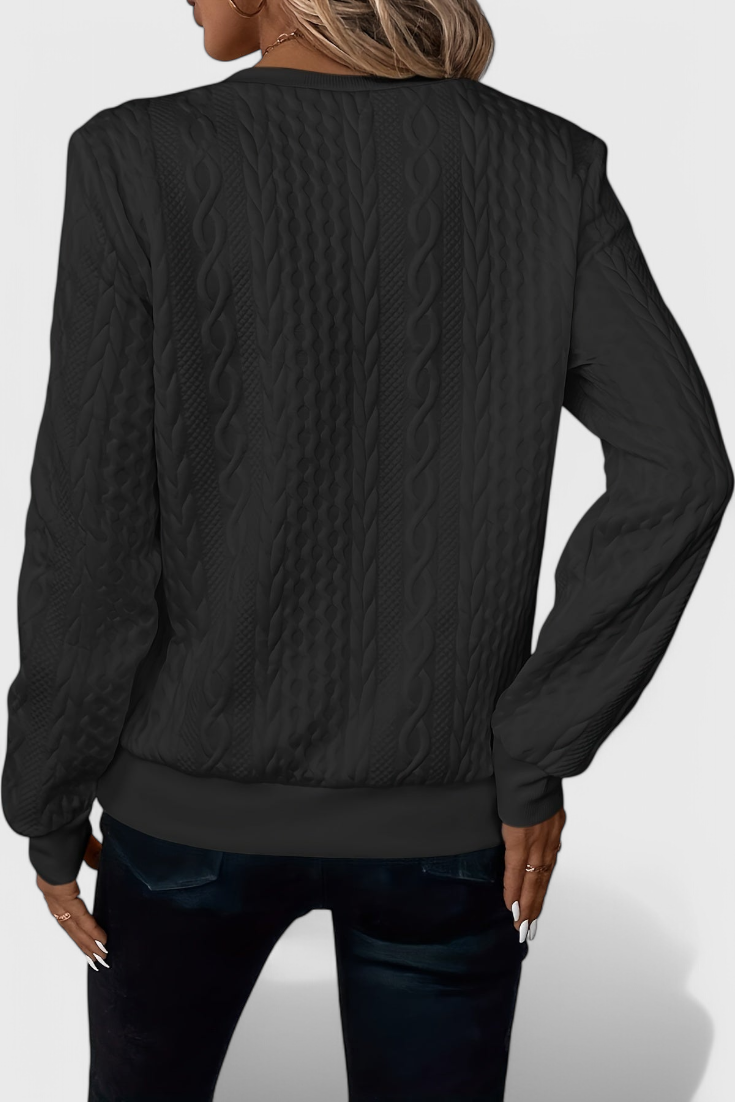 Zoey Soft Zip-Up Knit Jumper
