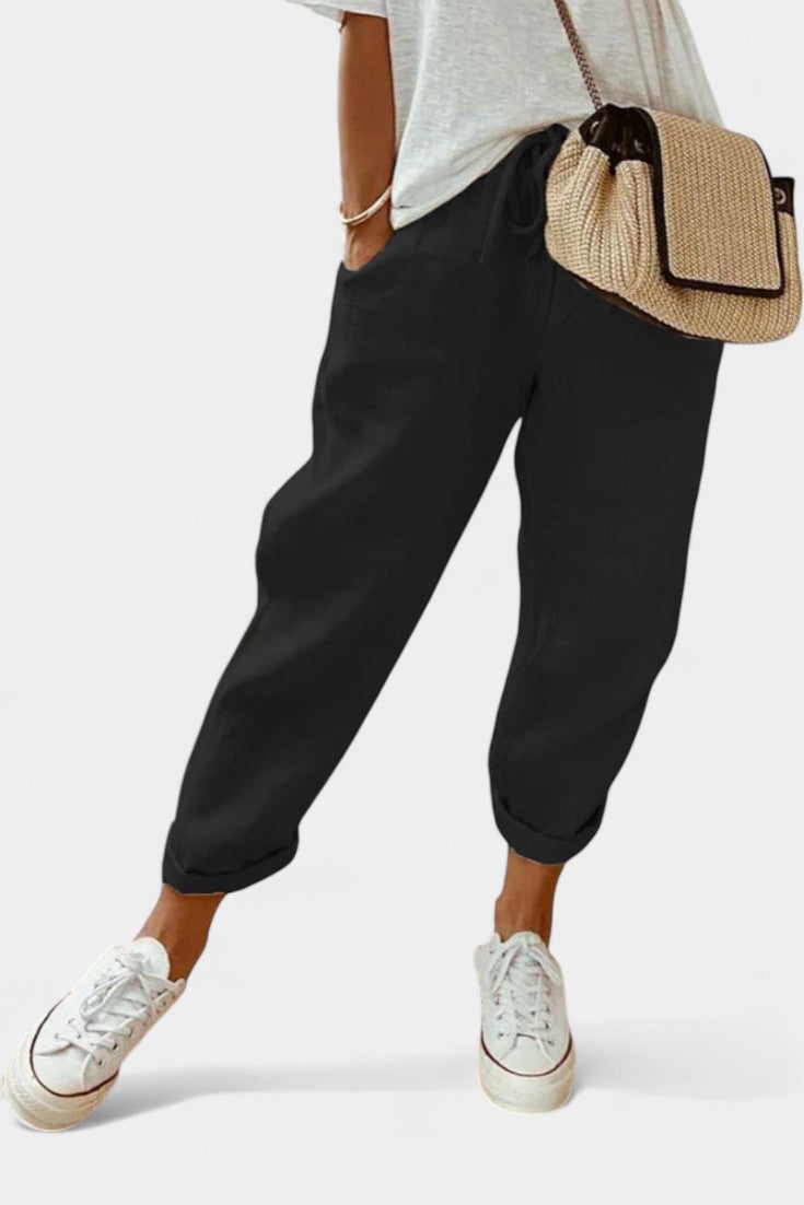 Alba Breathable Straight-Leg Pants