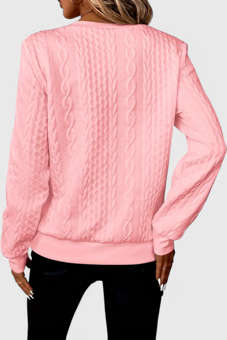Zoey Soft Zip-Up Knit Jumper