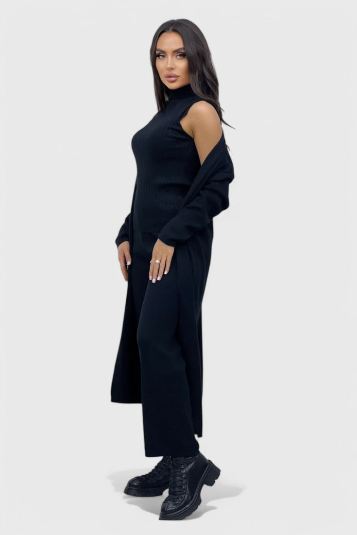 Mahalia 3-Piece Knit Co-Ord Set