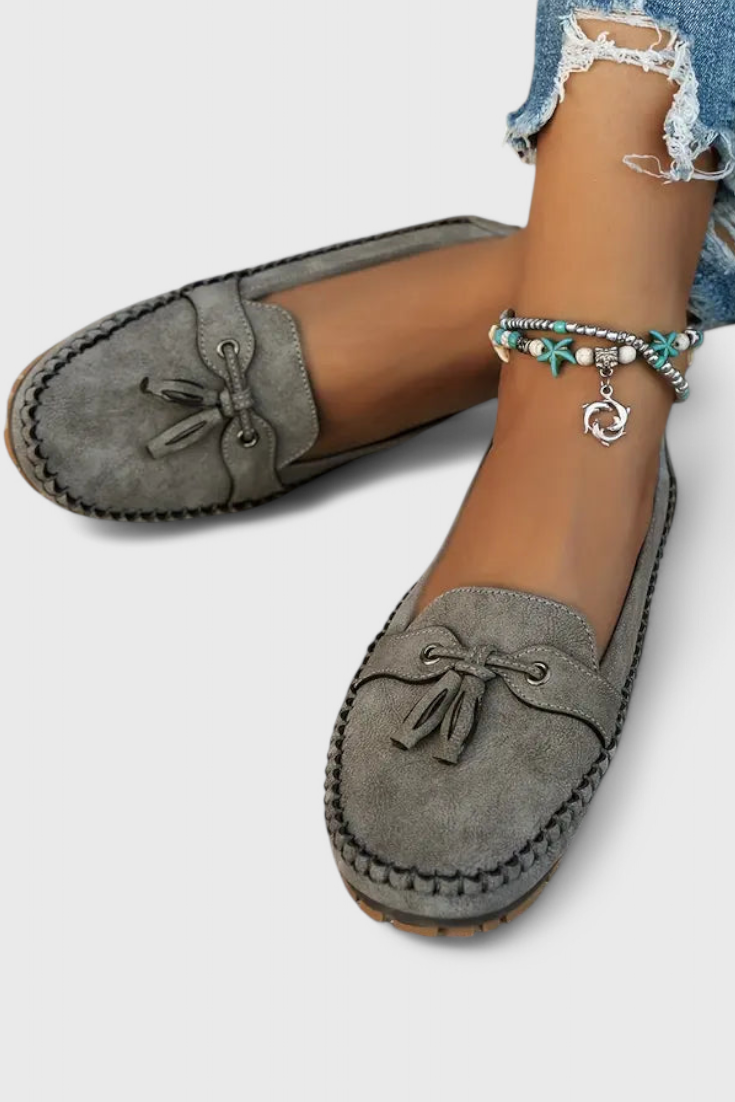 Peony Classic Suede Tassel Loafers