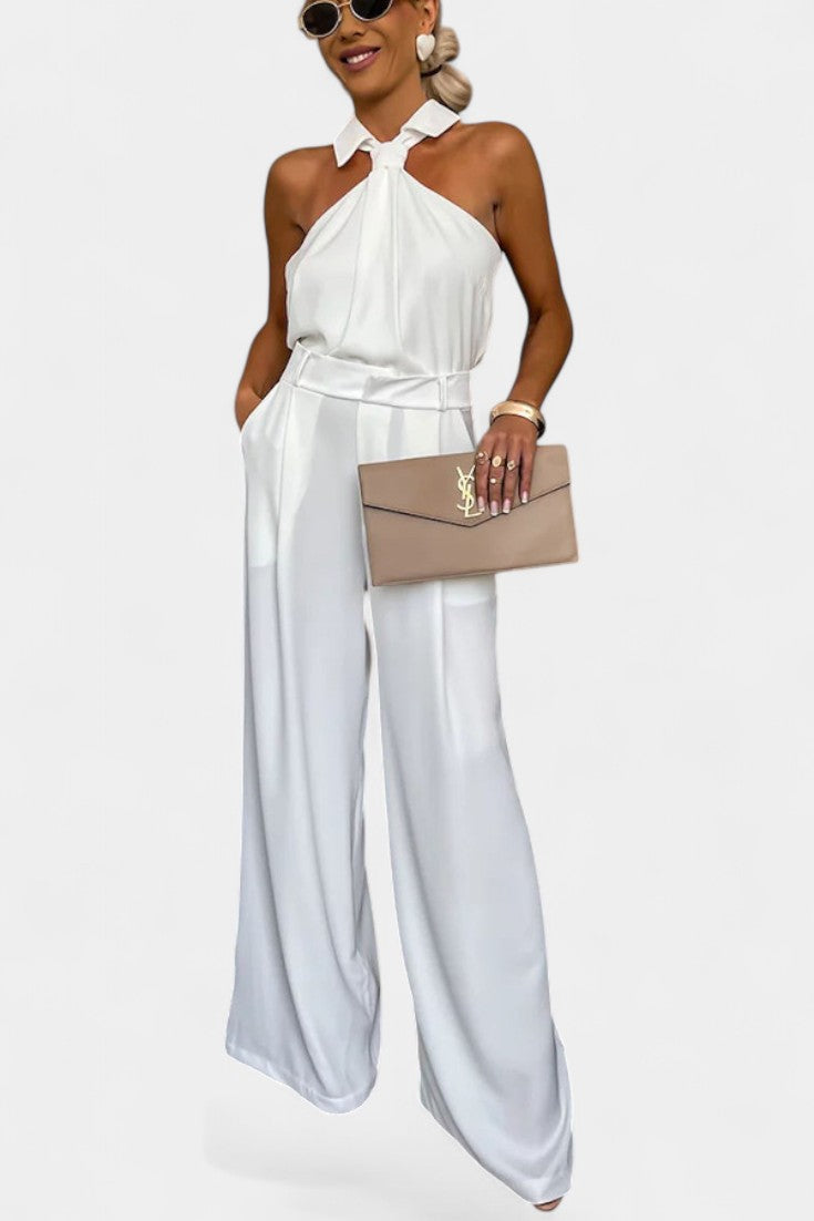 Sibyl Elegant Halter Two-Piece Set