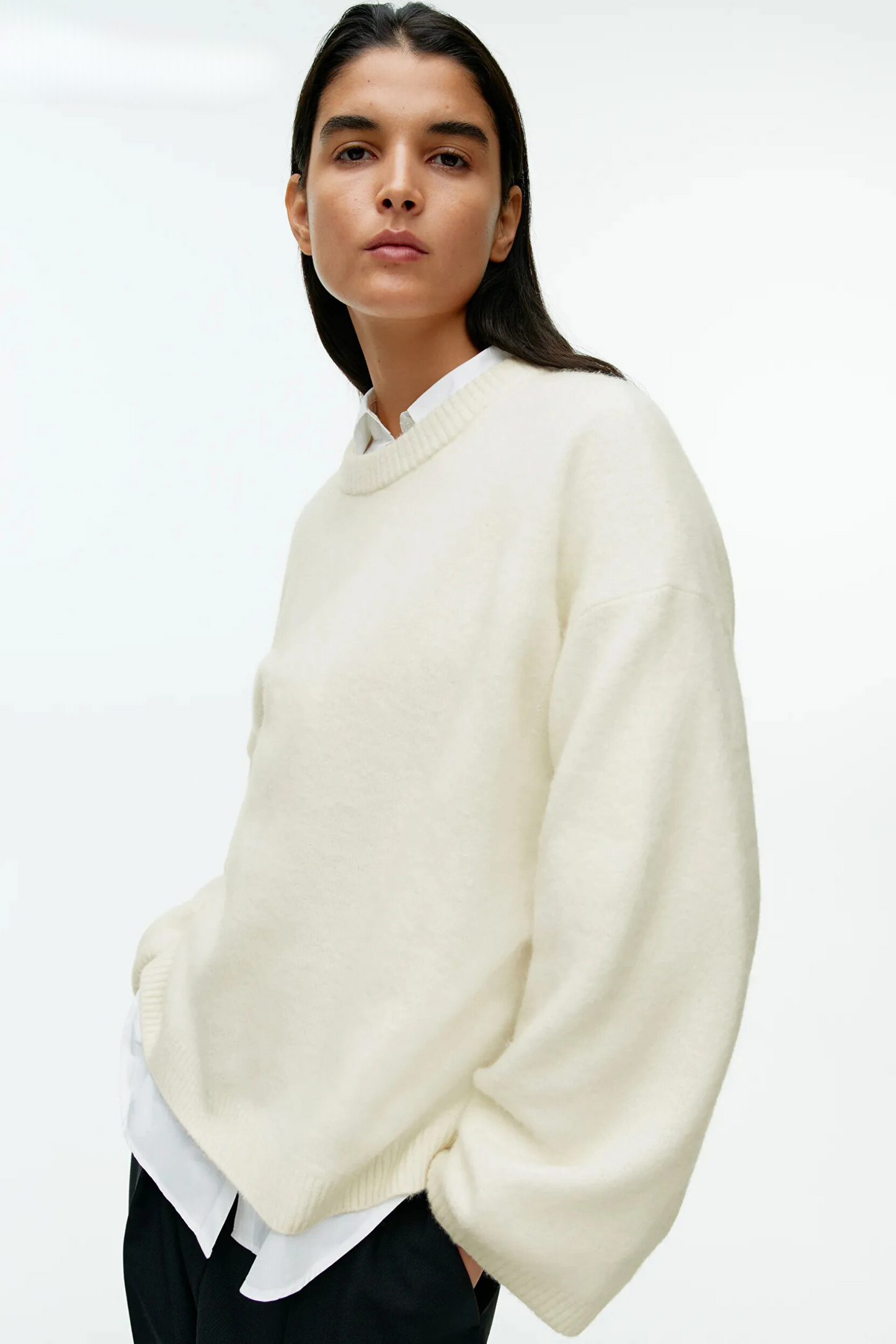 Matilda Relaxed Fit Sweater in Soft Knit Blend