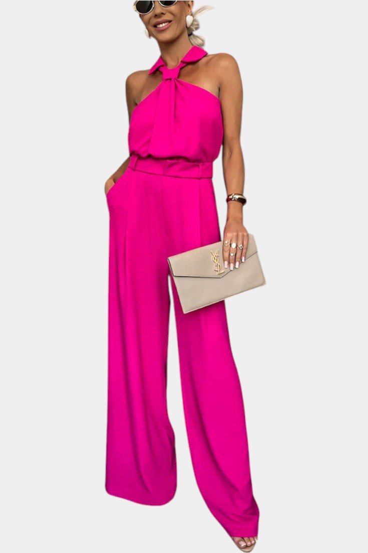 Sibyl Elegant Halter Two-Piece Set