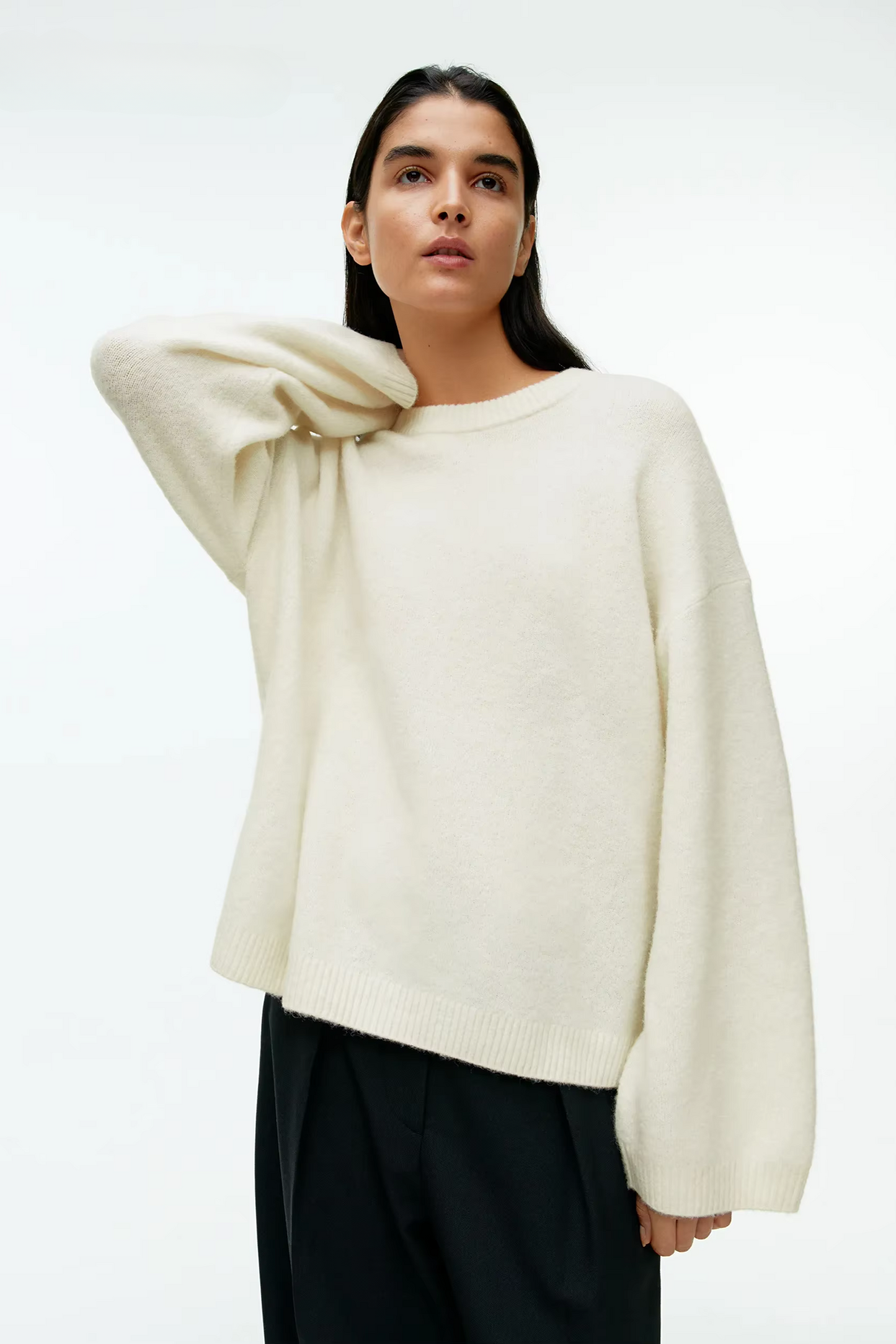 Matilda Relaxed Fit Sweater in Soft Knit Blend