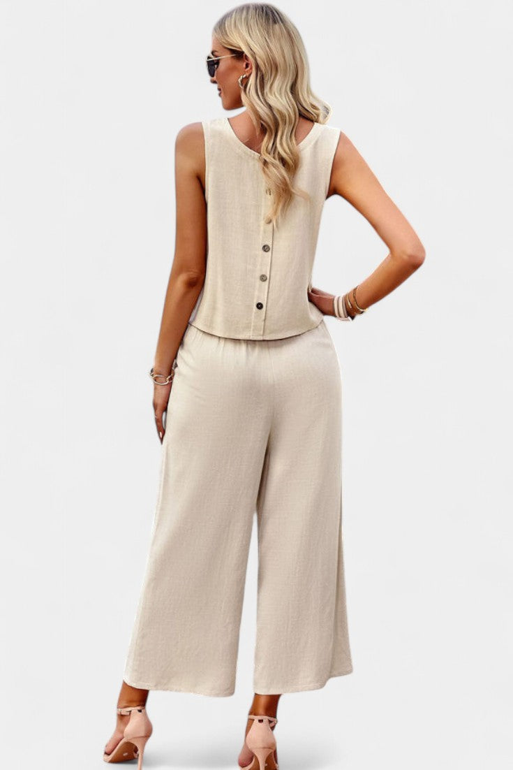 Lavinia Flowy Boho Top & Shorts Set