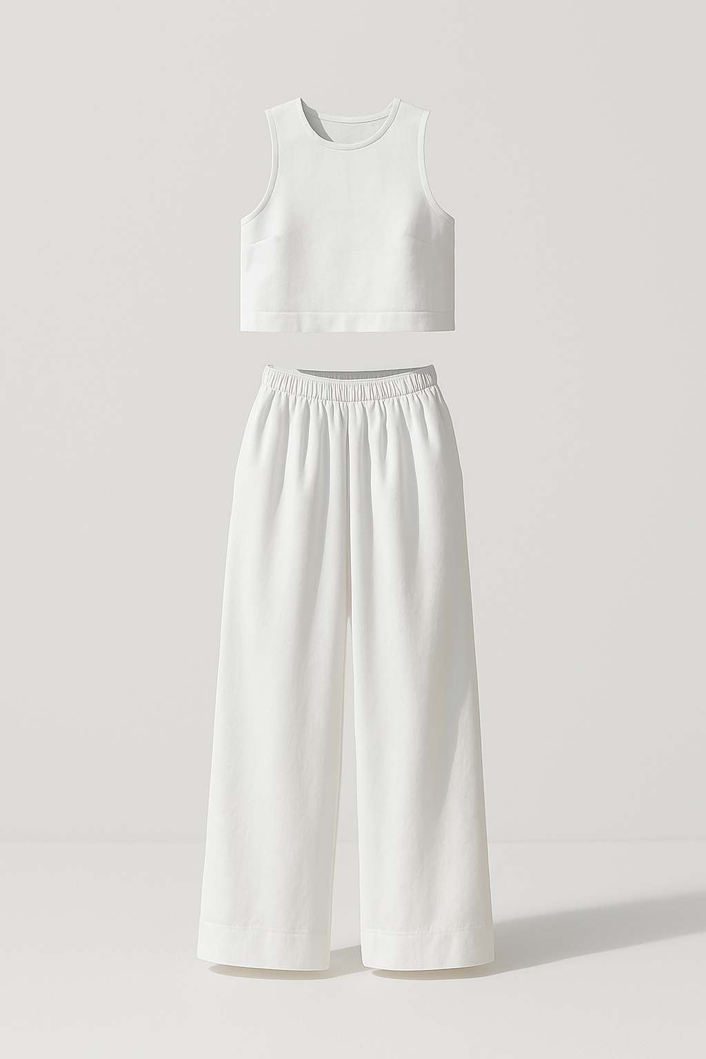 Avelina Two-Piece Set with Relaxed Minimalist Silhouette