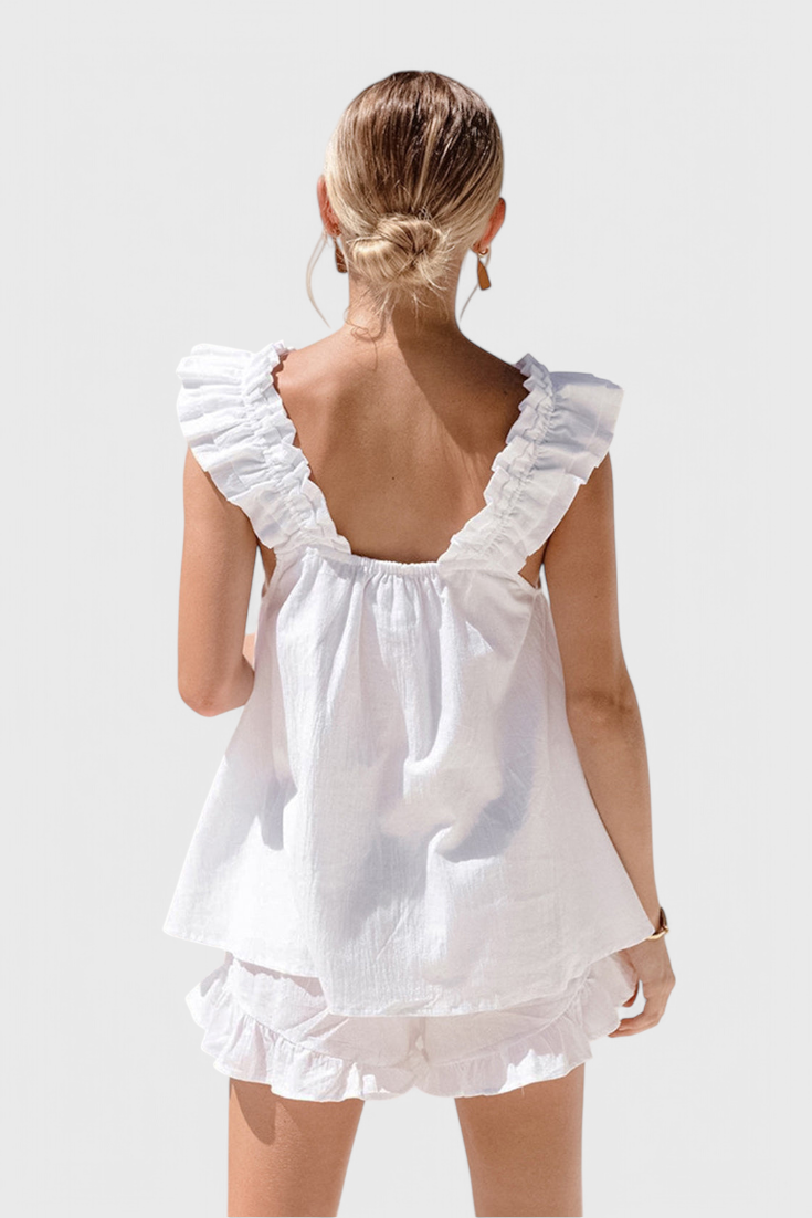 Victoria Ruffle Lounge Set