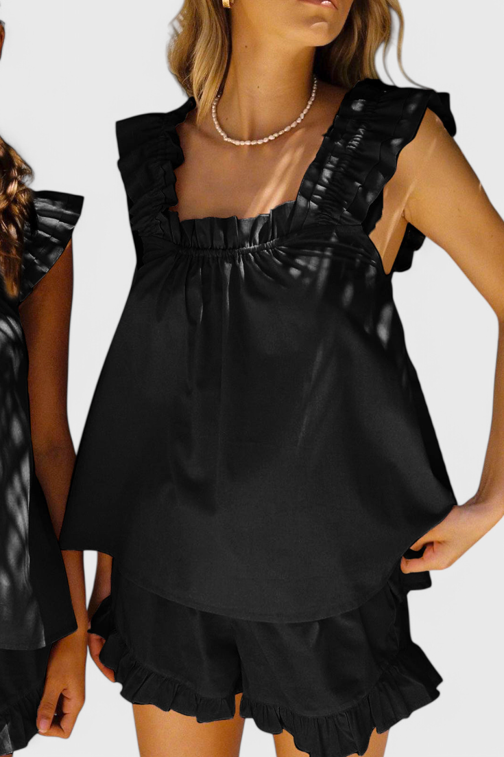 Victoria Ruffle Lounge Set