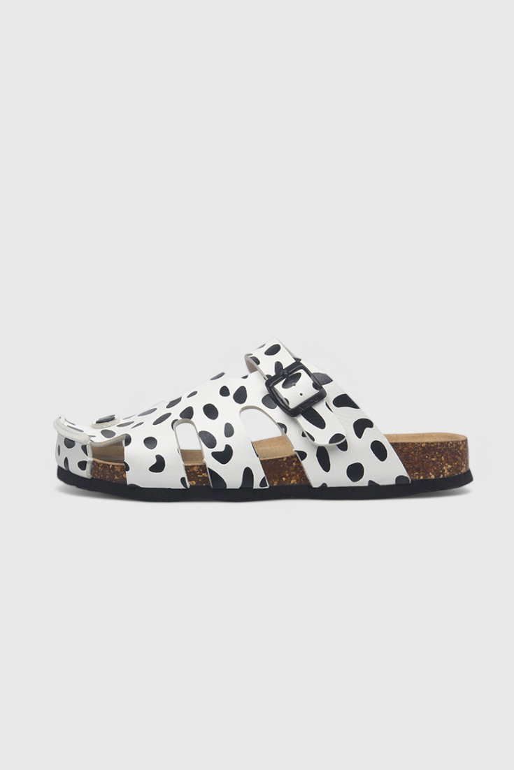 Isolde Buckled Cork Slide Clogs