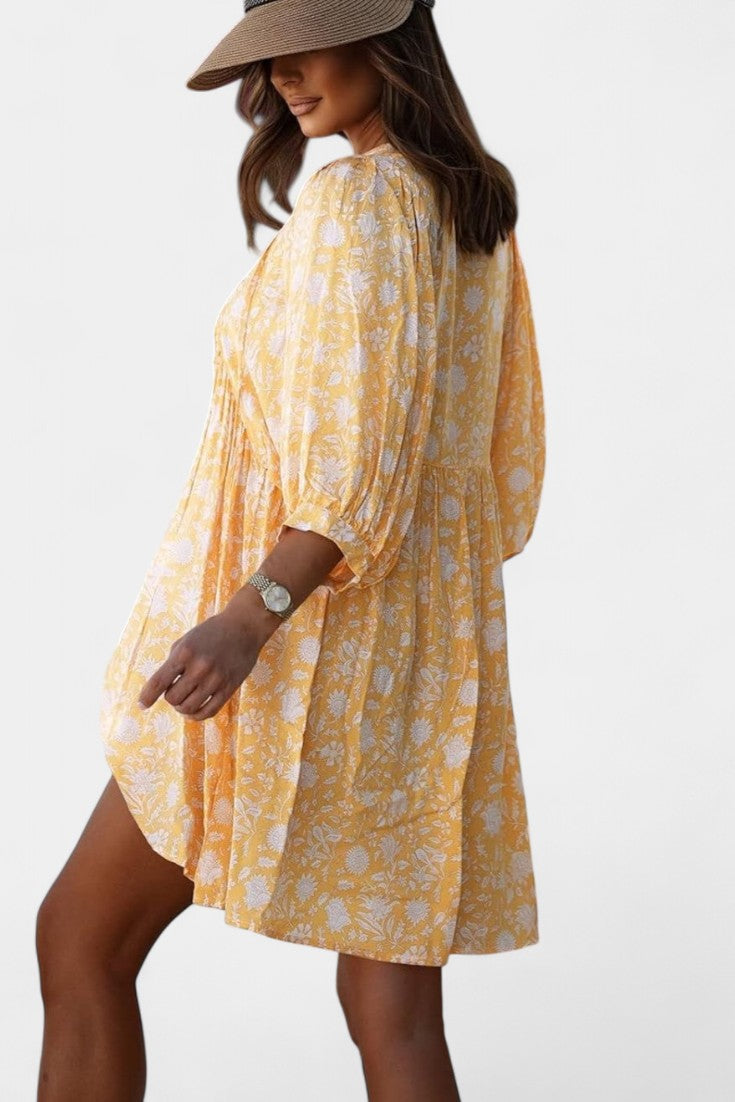 Daniela Floral Boho Mini Dress