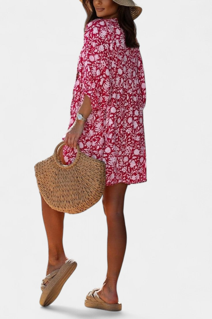 Daniela Floral Boho Mini Dress