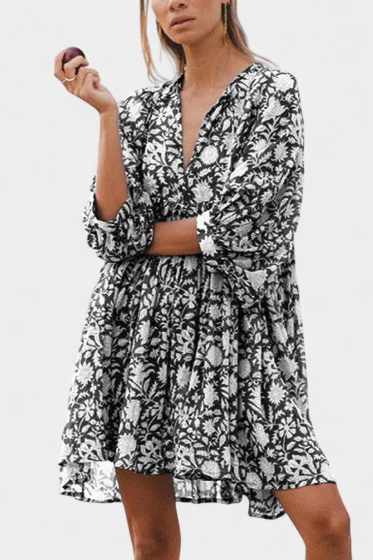 Daniela Floral Boho Mini Dress