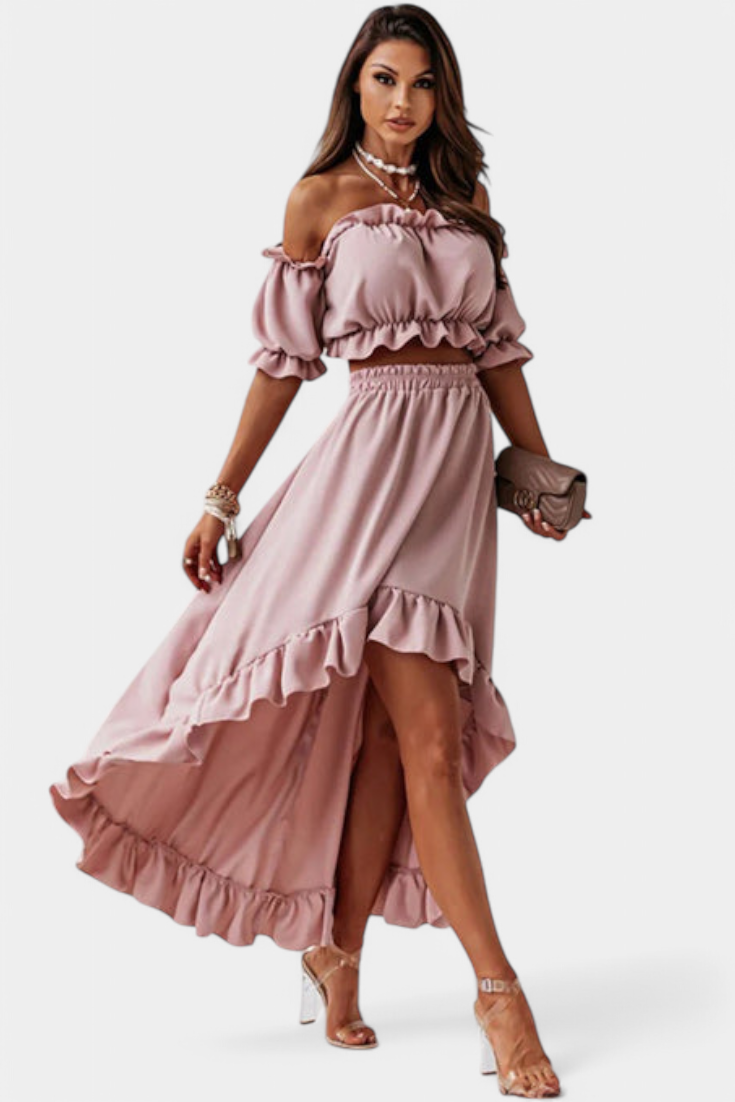 Katja Off-Shoulder Two-Piece Set