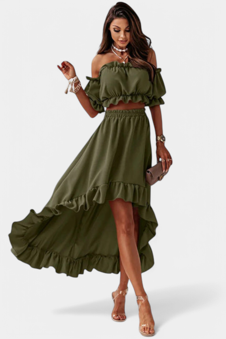 Katja Off-Shoulder Two-Piece Set