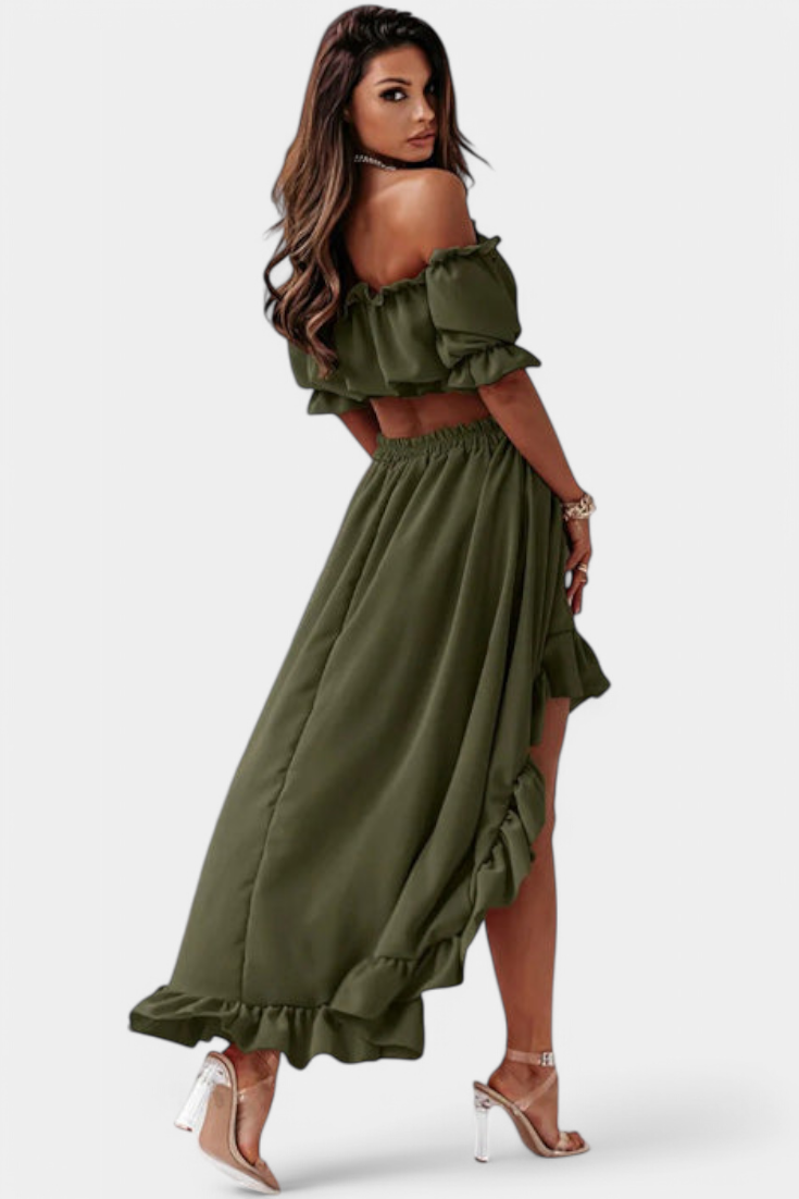 Katja Off-Shoulder Two-Piece Set