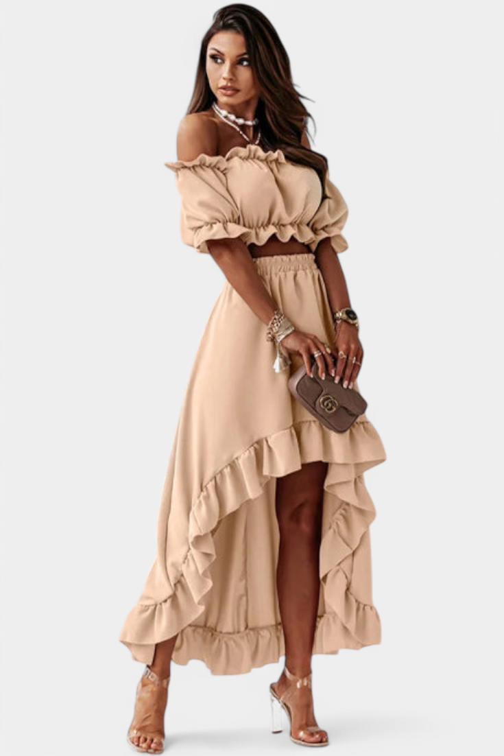 Katja Off-Shoulder Two-Piece Set