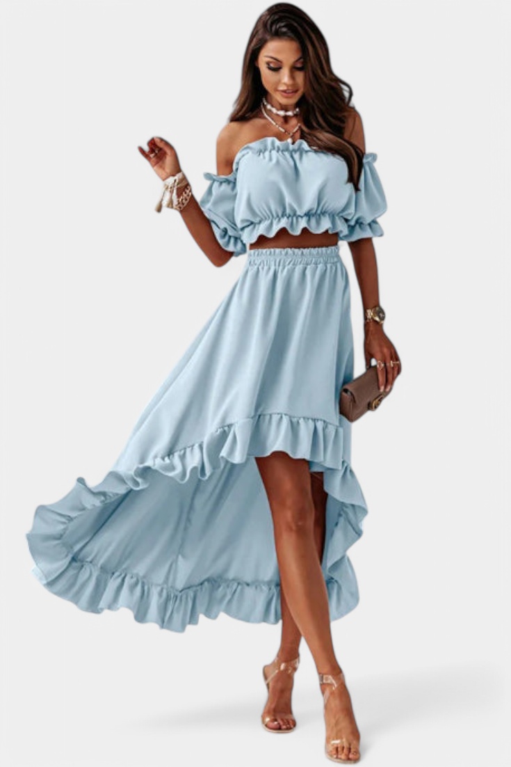 Katja Off-Shoulder Two-Piece Set
