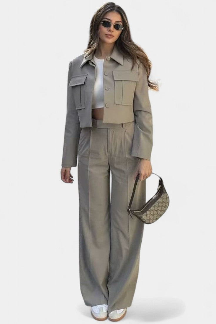 Inga Soft-Tailored Two-Piece Lounge Set