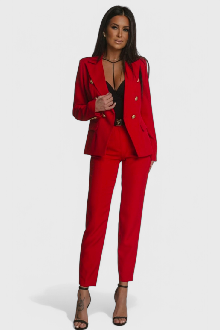 Rosalind Elegant Blazer and Trousers Set