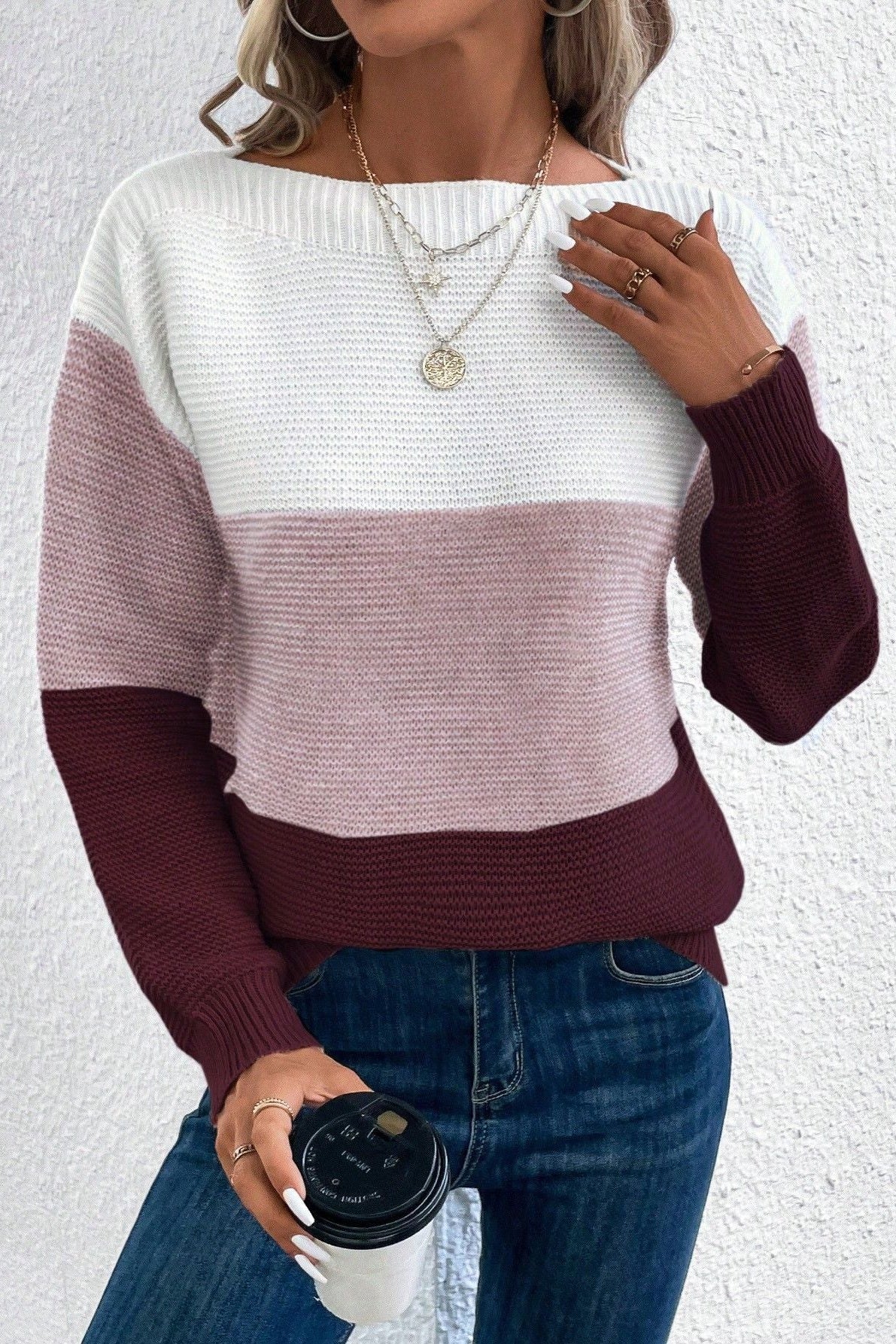 Soria Soft Touch Wool-Blend Knit Jumper