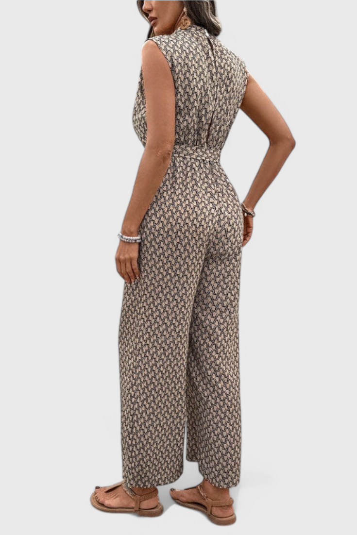 Carmela Geometric Print Jumpsuit