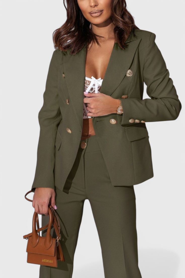 Rosalind Elegant Blazer and Trousers Set