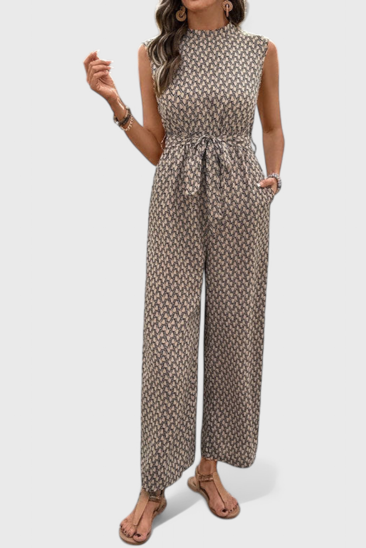 Carmela Geometric Print Jumpsuit
