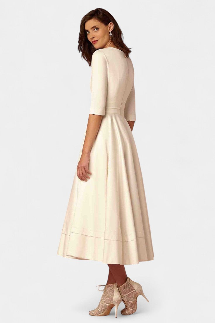 Nylah A-Line Swing Midi Dress