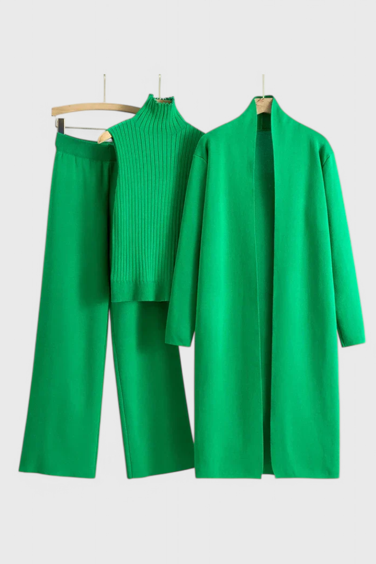Mahalia 3-Piece Knit Co-Ord Set