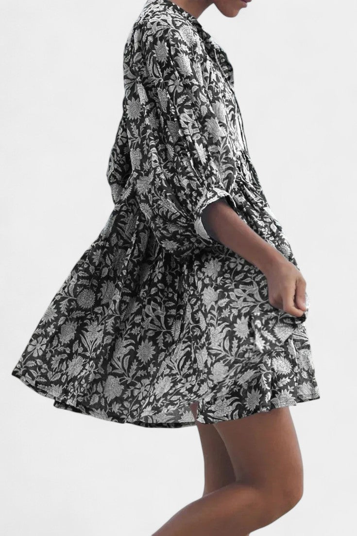Daniela Floral Boho Mini Dress