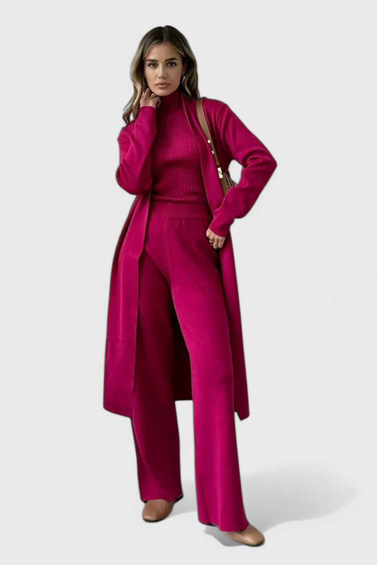 Mahalia 3-Piece Knit Co-Ord Set