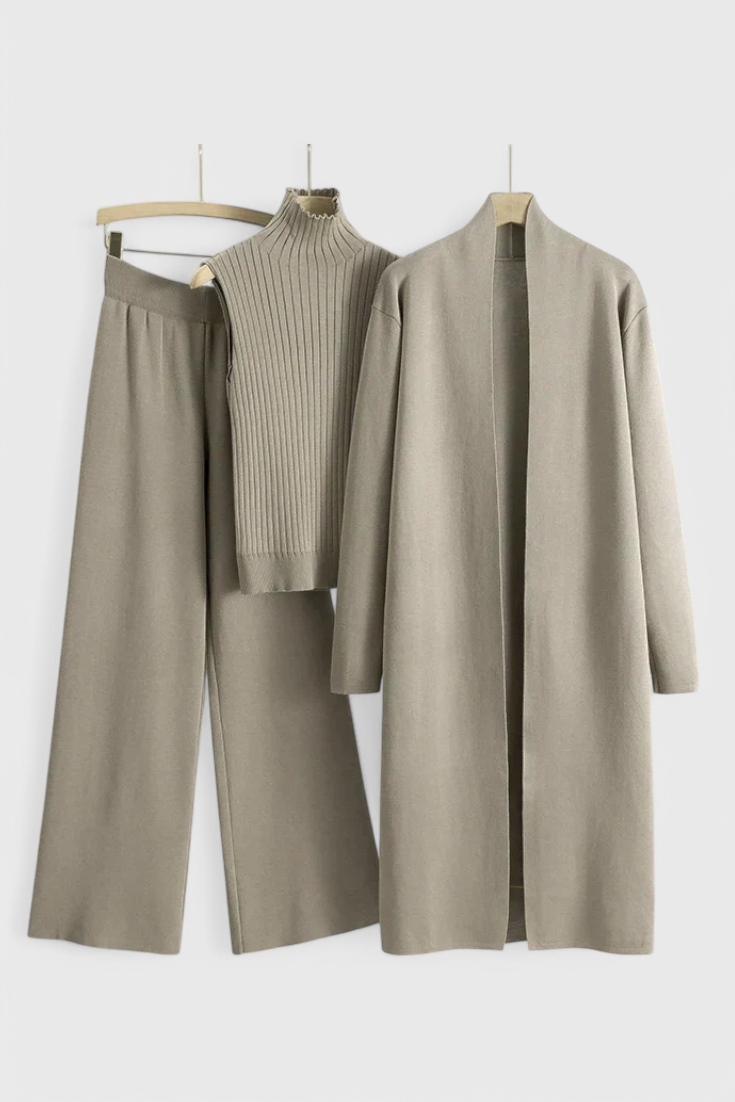 Mahalia 3-Piece Knit Co-Ord Set