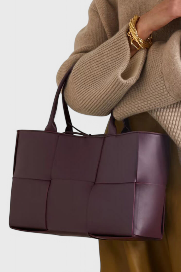 Bronte Woven Shopper Bag