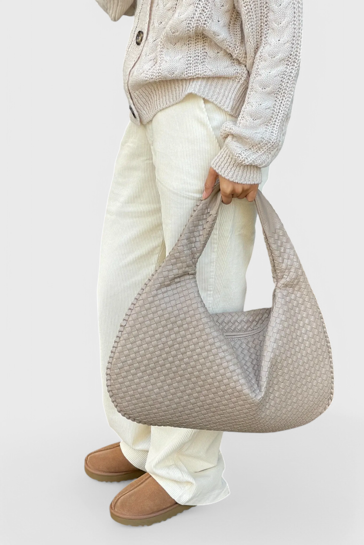 Tilly Woven Satchel Shoulder Bag