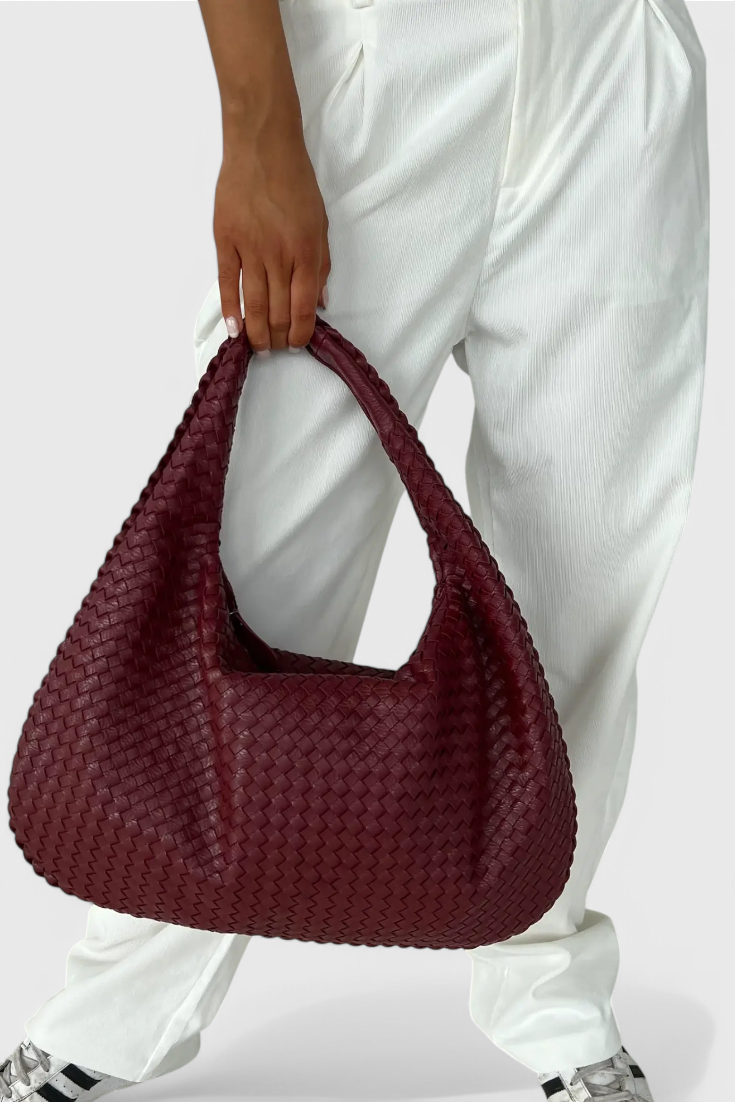 Tilly Woven Satchel Shoulder Bag
