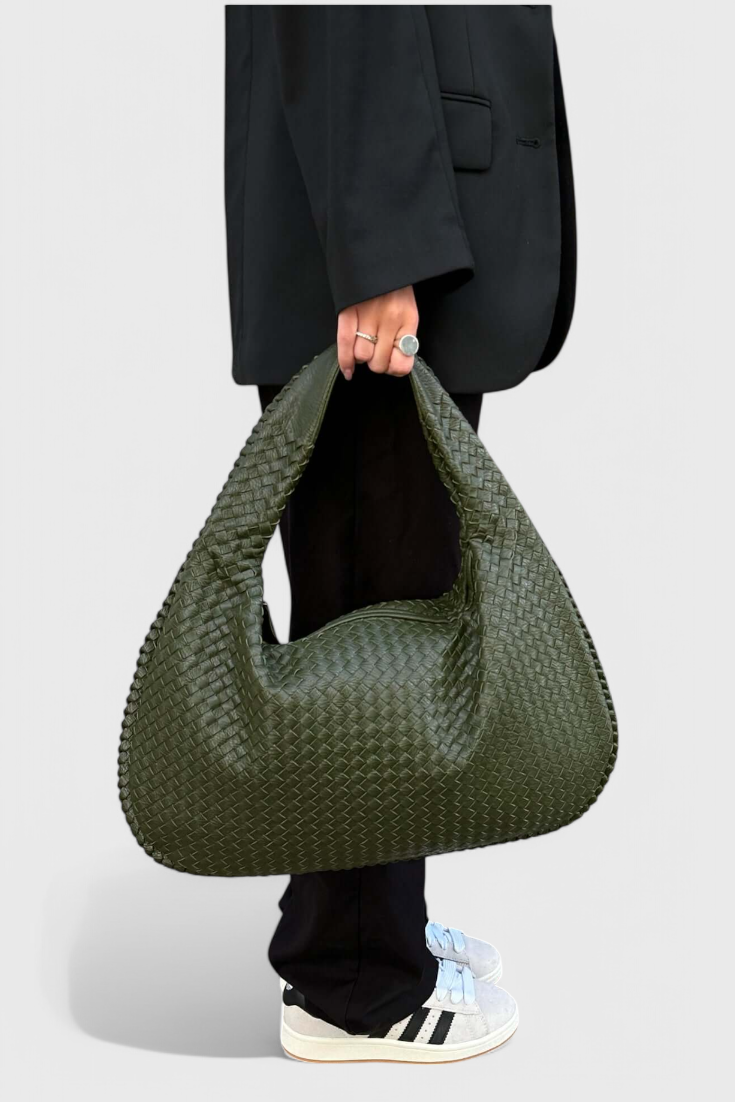 Tilly Woven Satchel Shoulder Bag